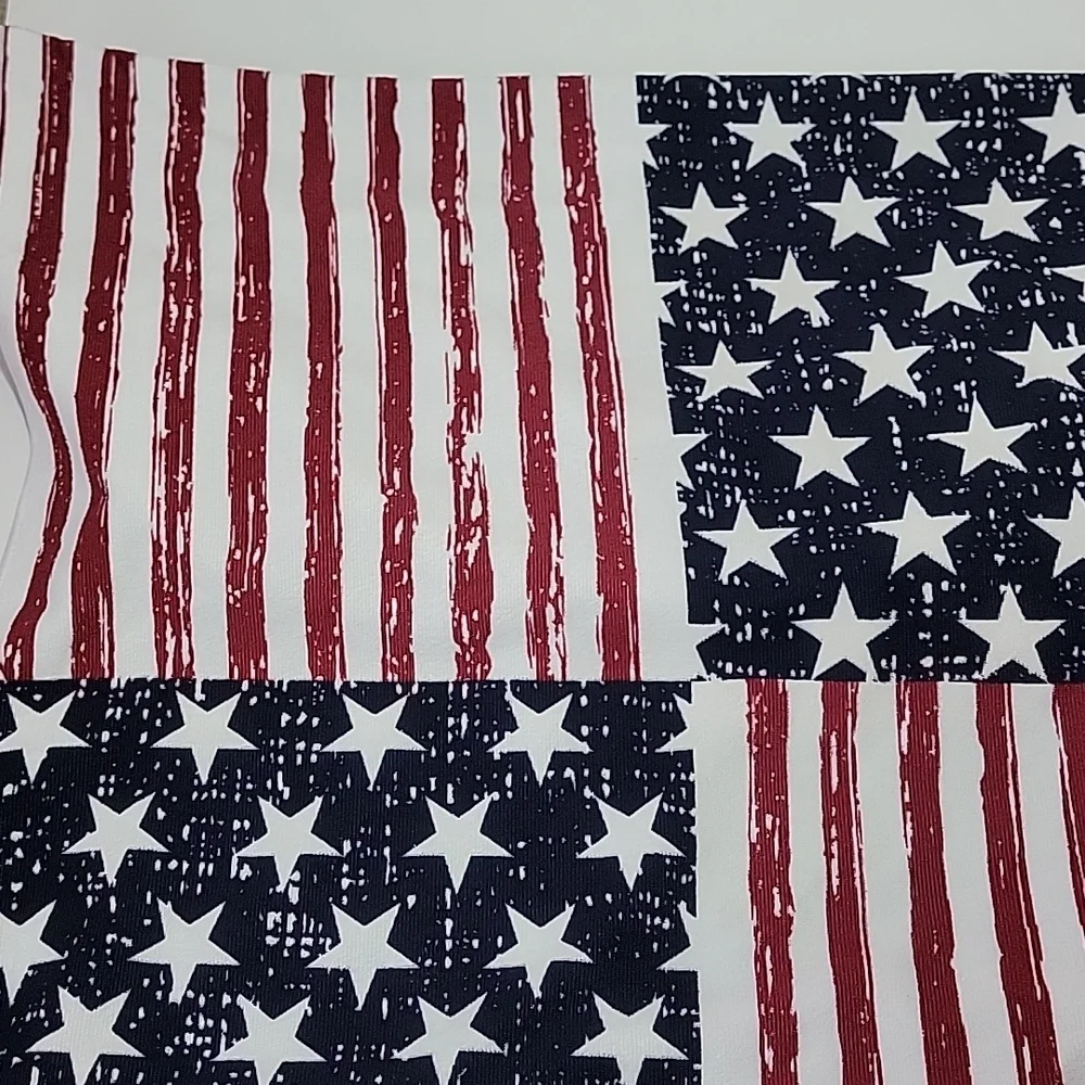 Maurices American flag beach towel bag.